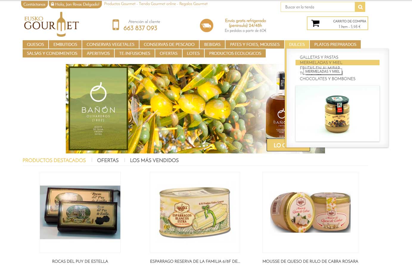 Euskogourmet tienda gourmet online
