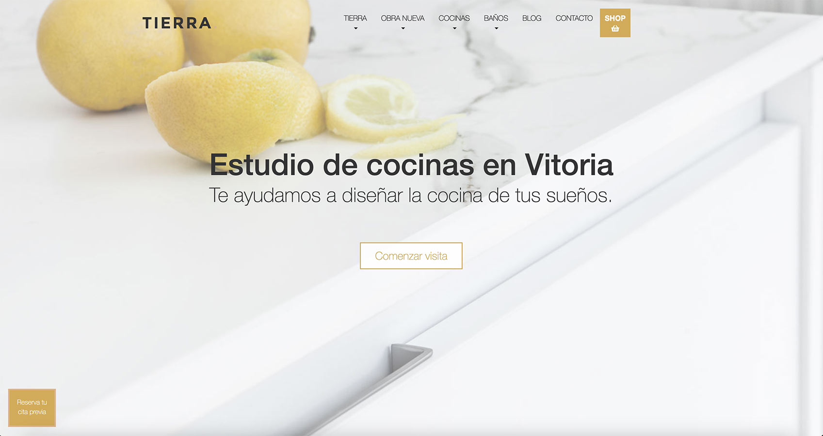 Página web Tierra Home Design